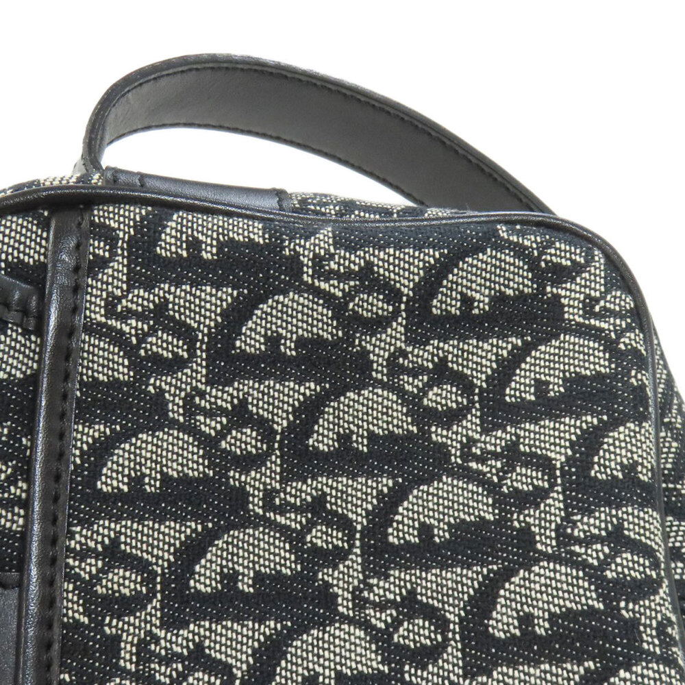 CHRISTIAN DIOR Black Canvas Trotter Shoulder Bag - Picture 13 of 16